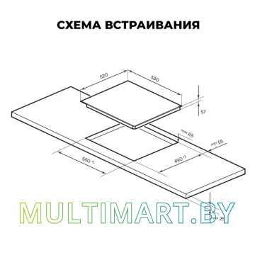 Индукционная варочная панель LEX EVI 641A IV картинка 3